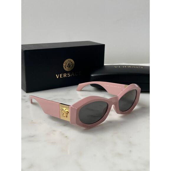 NEW Versace VE4466 Pink Cat Eye Sunglasses - Picture 5 of 8